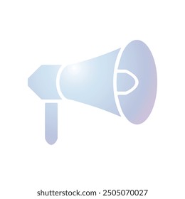 Megaphone icon design vector illustration template
