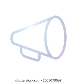 Megaphone icon design vector illustration template