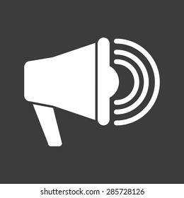 megaphone icon design, vector illustration eps10 graphic 