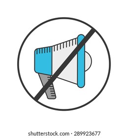 megaphone icon design, vector illustration eps10 graphic 