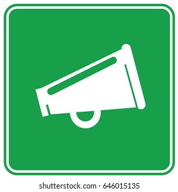 Megaphone icon design,clean vector