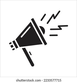 Megaphone Icon. Editable vector - Eps 10