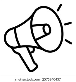 Megaphone Icon Element For Design