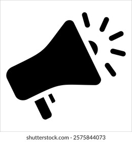 Megaphone Icon Element For Design