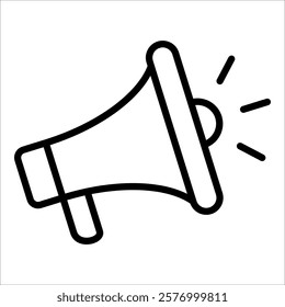 Megaphone Icon Element For Design