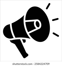 Megaphone Icon Element For Design