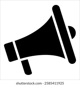 Megaphone Icon Element For Design