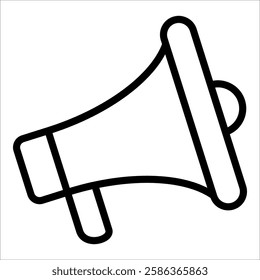 Megaphone Icon Element For Design
