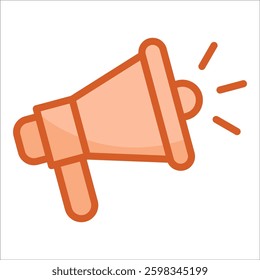 Megaphone Icon Element For Design