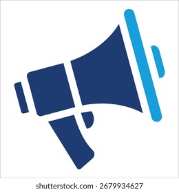 Megaphon-Icon-Element für Design