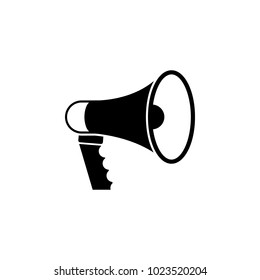 megaphone icon. Element of firefighter shop for advertising signs, mobile concept and web apps. Icon for website design and development, app development. Premium icon on white background