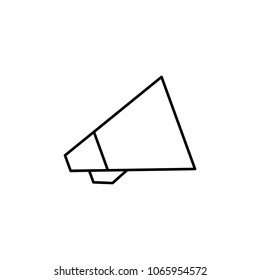 megaphone icon. Element of simple icon for websites, web design, mobile app, info graphics. Thin line icon for website design and development, app development  on white background