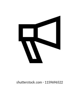 megaphone icon. Element of web icon for mobile concept and web apps. Thin line megaphone icon can be used for web and mobile
