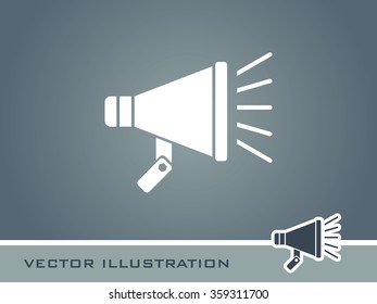 Megaphone Icon. Eps-10.