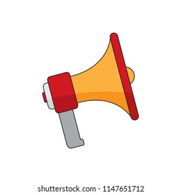 Megaphone icon. EPS10 vector illustration.
