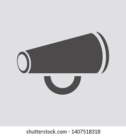 Megaphone icon in flat style.Vector illustration.