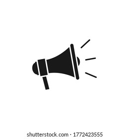 Megaphone icon flat vector design