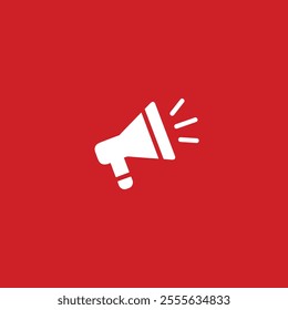 Megaphone icon flat vector design