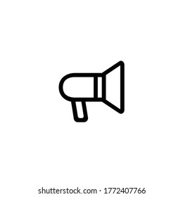 Megaphone icon graphic design vector symbol