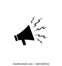 Megaphone icon for graphic and web design