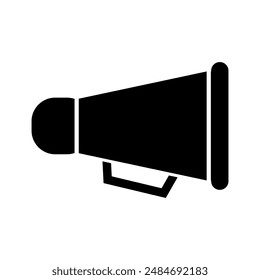 Icono de megáfono ilustrado en Vector