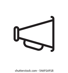 megaphone icon illustration isolated vector sign symbol