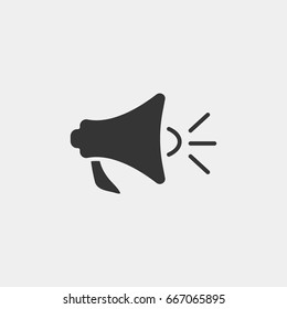 Megaphone icon illustration isolated vector sign symbol