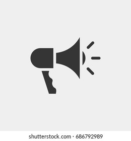 Megaphone icon illustration isolated vector sign symbol