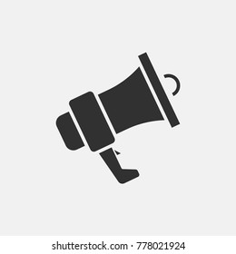 Megaphone icon illustration isolated vector sign symbol