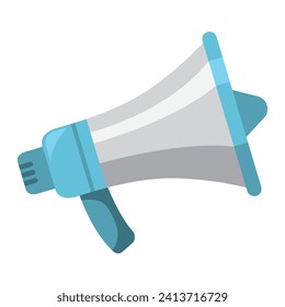 Megaphone icon illustration. Vector design