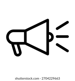 Megaphone icon illustration vector design template