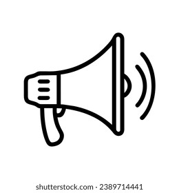 Megaphon-Symbol-Vektorgrafik einzeln