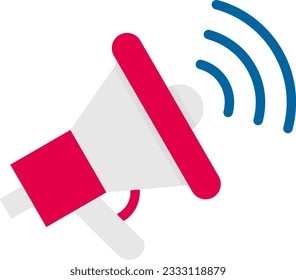 Megaphone Icon image. Suitable for mobile application.