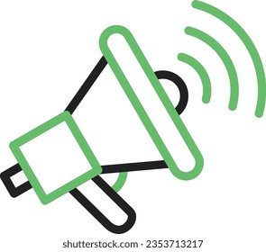 Megaphone Icon image. Suitable for mobile application.