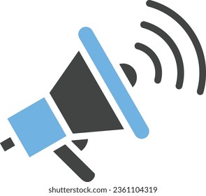 Megaphone Icon image. Suitable for mobile application.