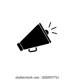 Megaphone icon isolate on white background.