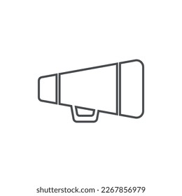 Megaphone Icon Logo Design Element. Can be used for Web and Mobile