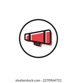 Megaphone Icon Logo Design Element. Can be used for web and mobile