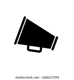 Megaphone icon, logo isolated on white background. Loudspeaker