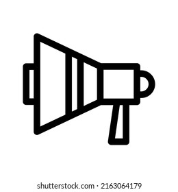 megaphone icon or logo isolated sign symbol vector illustration - high quality black style vector icons
