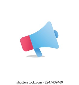 Icono Megáfono. Logo de Megaphone. Ilustración vectorial. Aislado en fondo blanco. Stroke Editable