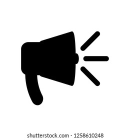 Megaphone icon, loud speaker icon