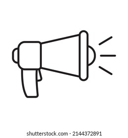 Megaphone icon, loud speaker icon.