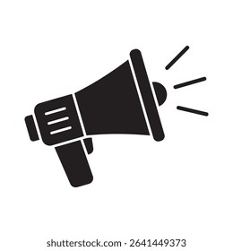 Megaphone icon, loud speaker icon.