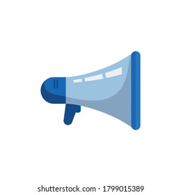 Megaphone icon. Loud speaker or bullhorn symbol. Vector illustration. eps