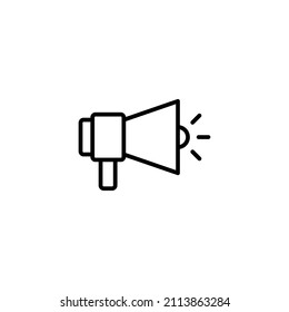 Megaphone icon. Loudspeaker sign and symbol