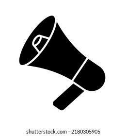 Megaphone-Symbol. Lautsprecherschild. Vektorgrafik