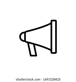Megaphone icon. Loudspeaker icon vector illustration