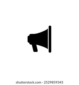 Megaphone Icon for Notifications, Alerts, Public Announcements, Marketing, and Broadcasting