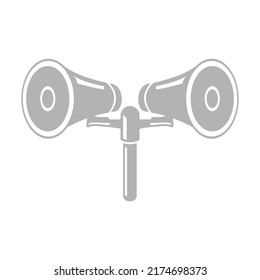 megaphone icon on a white background, vector illustration